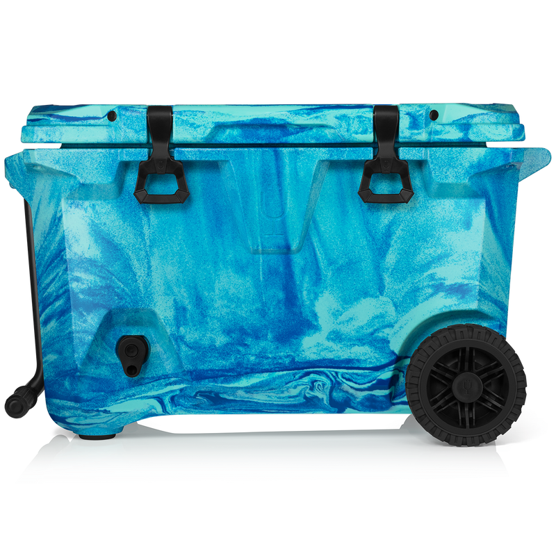 BrüTank 55-Quart Rolling Cooler | Ocean Swirl U4